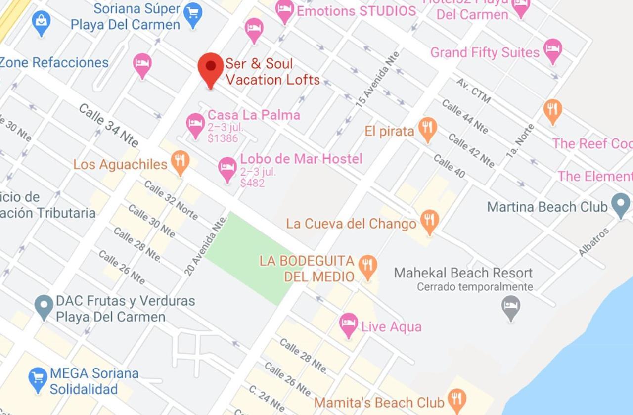 Ser & Soul Vacation Lofts Apartment Playa del Carmen Bagian luar foto